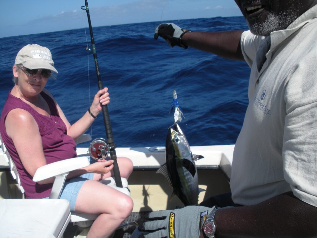 Catching Tuna at Princess Cay